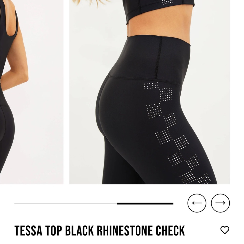 Beach Riot Black Rhinestone check - Picture 5 of 6